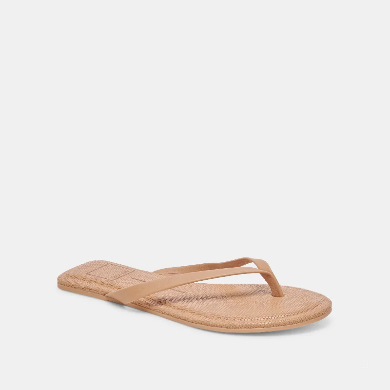 LAYNEY SANDALS LIGHT TAN LEATHER