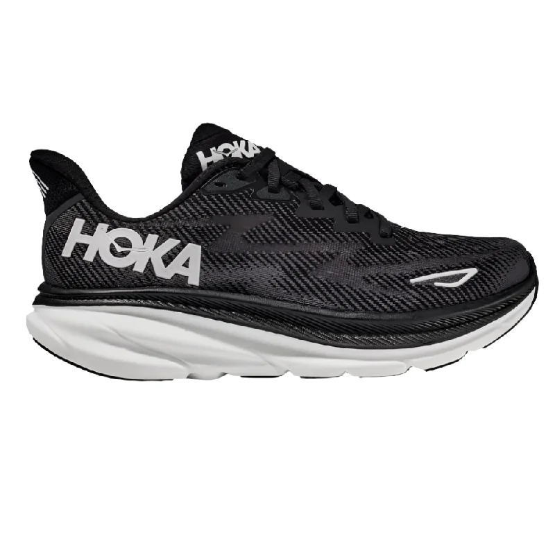 Hoka Men's Clifton 9 Black / White