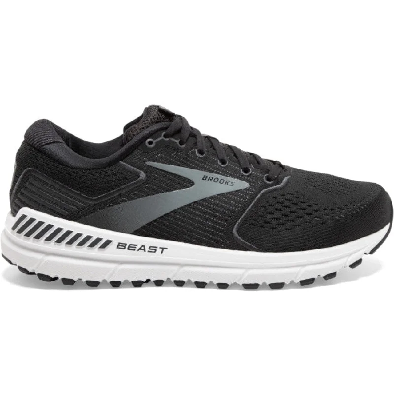 Men's Brooks Beast '20, Black/Ebony/Grey, 8.5 D Medium