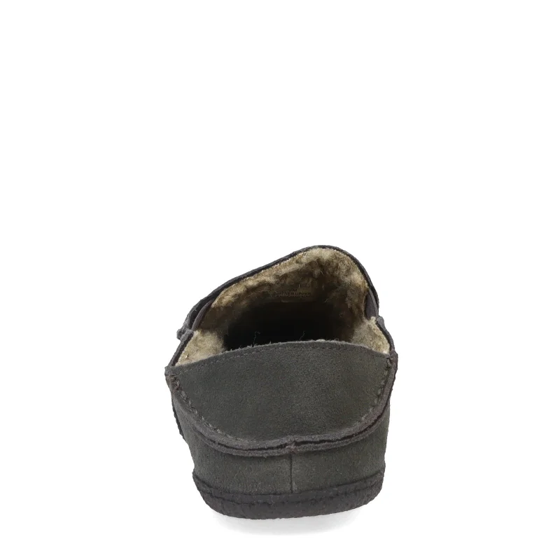 Men's Clarks, Suede Slipper