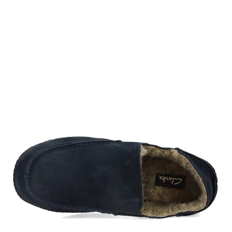 Men's Clarks, Suede Slipper