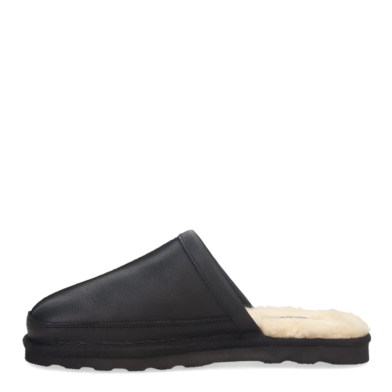 Men's Clarks, Leather Scuff Slipper