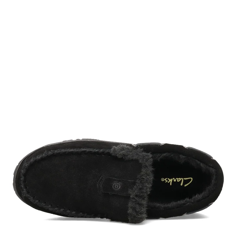 Men's Clarks, Venetian Moccasin Faux Fur Slipper