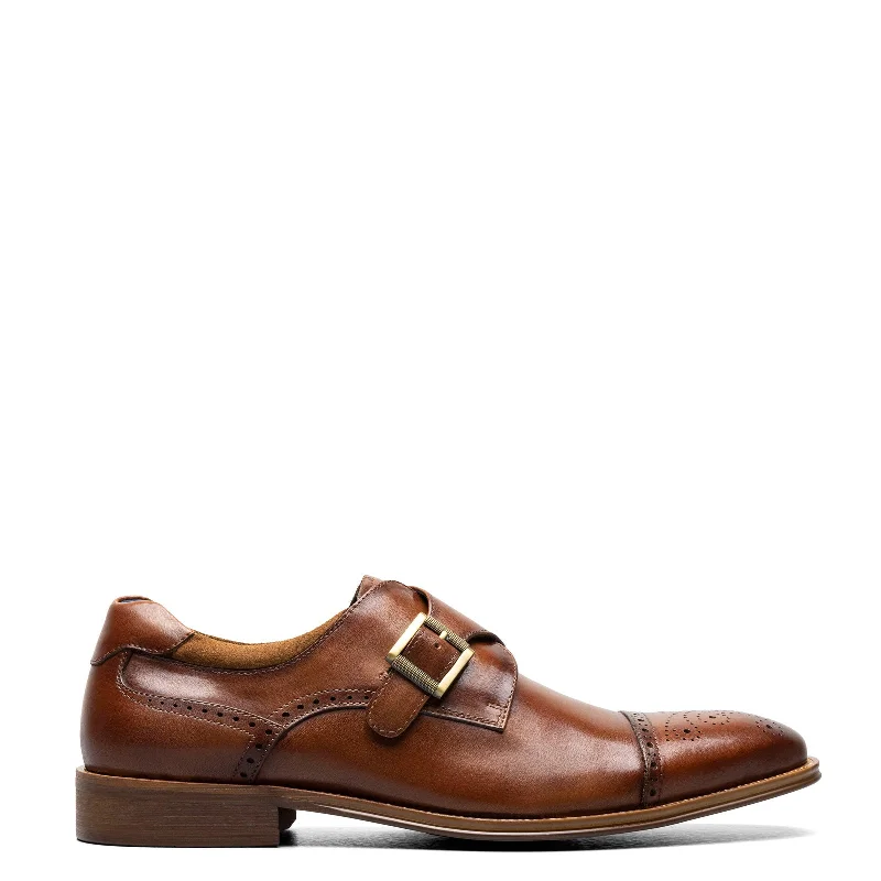 Men's Stacy Adams, Mathis Cap Toe Monk Strap