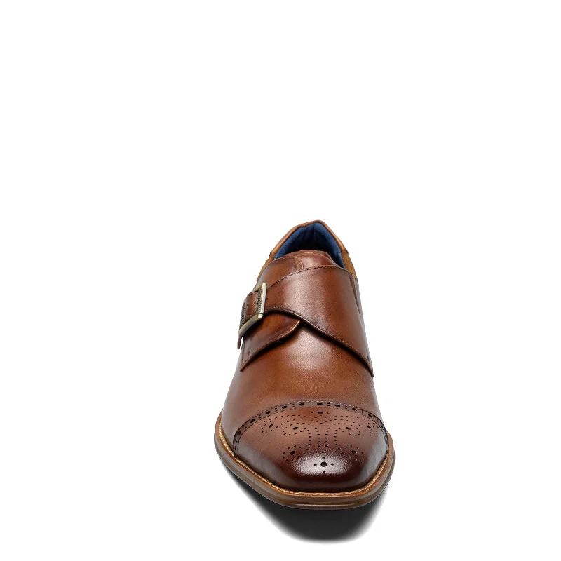 Men's Stacy Adams, Mathis Cap Toe Monk Strap