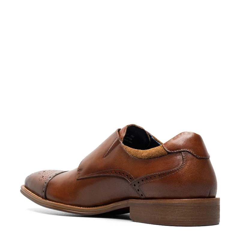 Men's Stacy Adams, Mathis Cap Toe Monk Strap