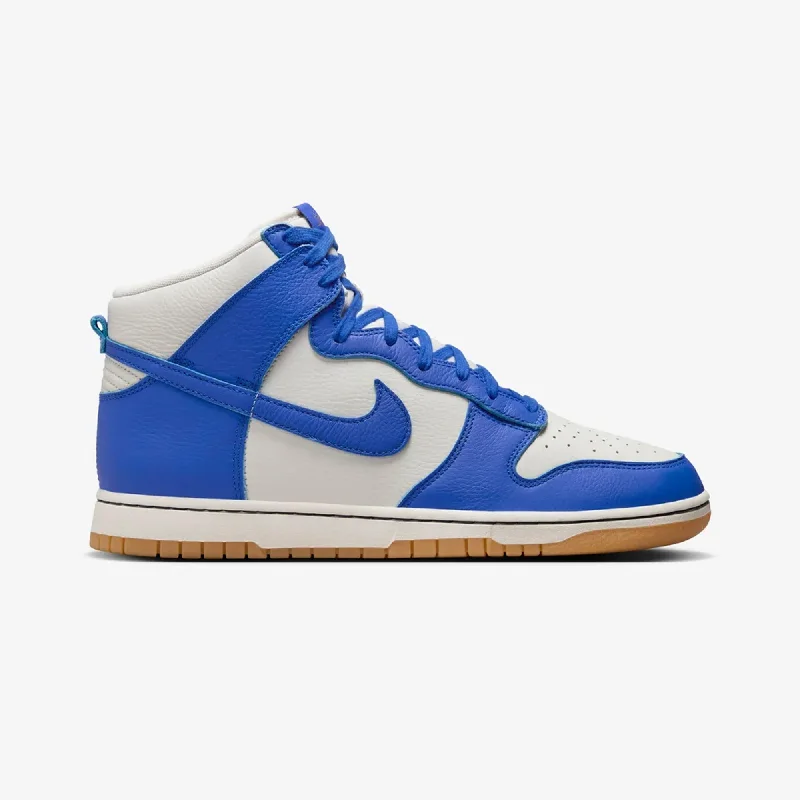 NIKE | DUNK HIGH RETRO SE { PHANTOM/RACER BLUE-PALE IVORY-GUM YELLOW