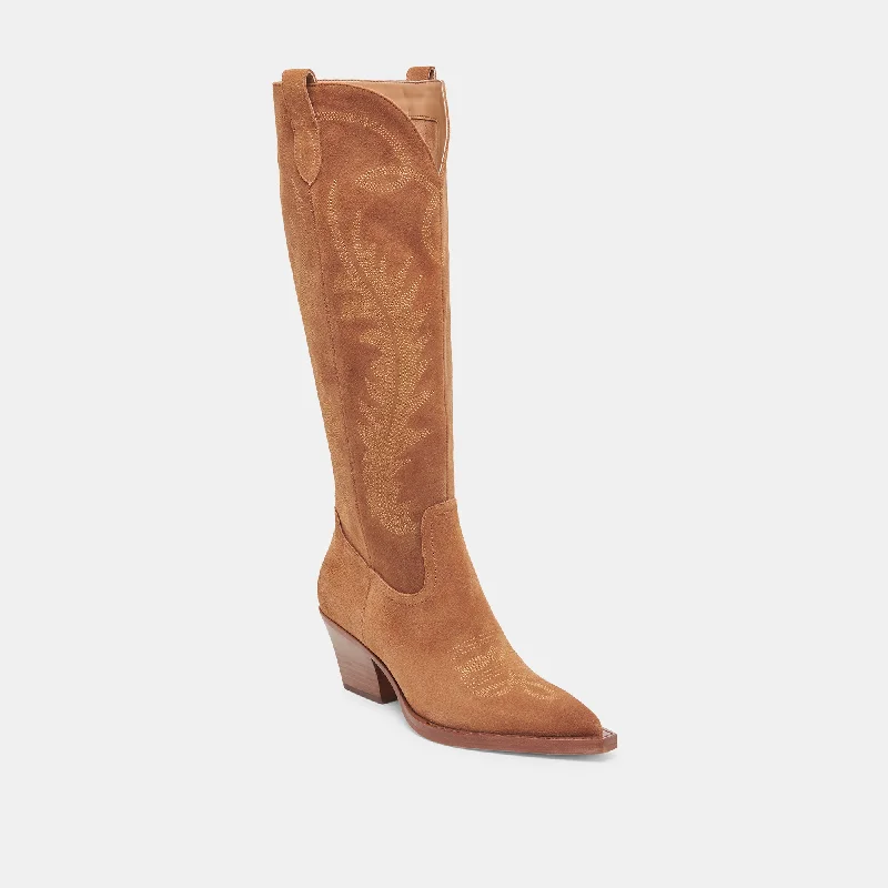 RYATT BOOTS PECAN SUEDE