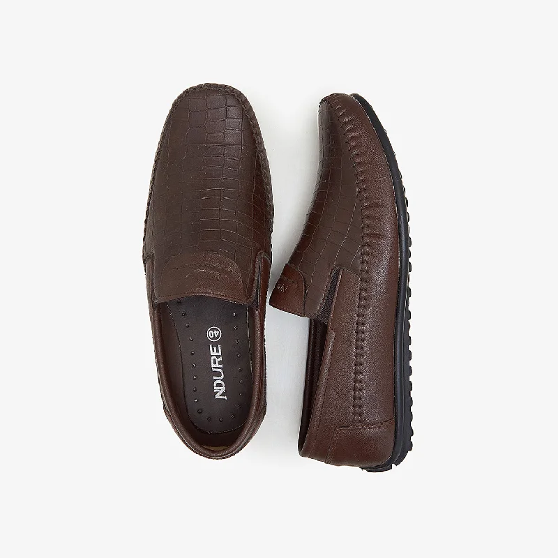 Textured Loafers for Men