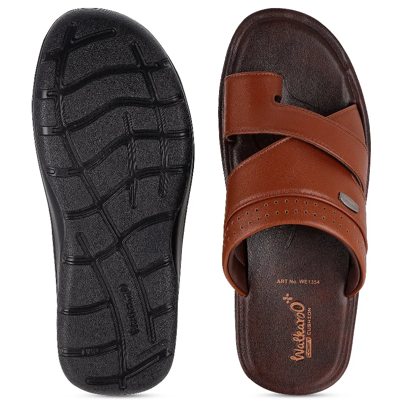 Walkaroo+ Men Sandals  - WE1354 Brown