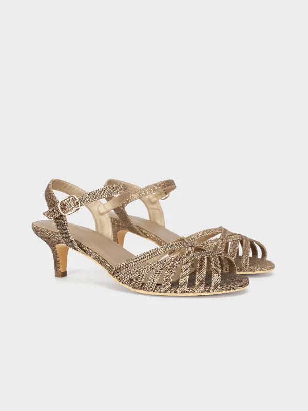 Women ""DAKOA"" Stylish Mid Low Heel Sandals