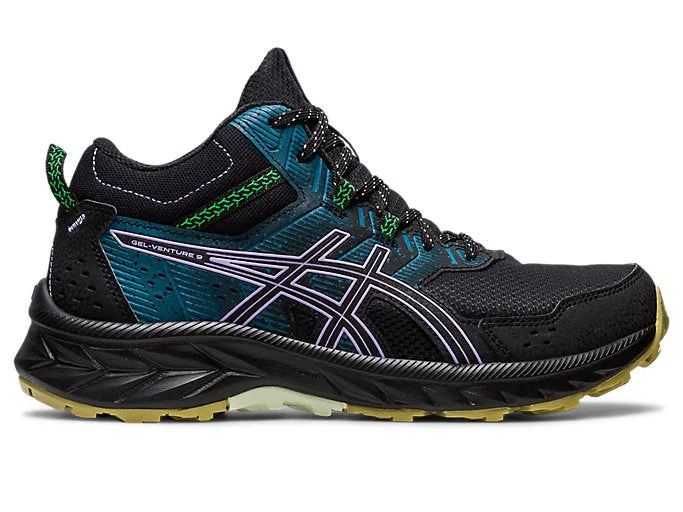 Women's Asics Gel-Venture 9 Mt, Black/Digital Violet, 9 B Medium