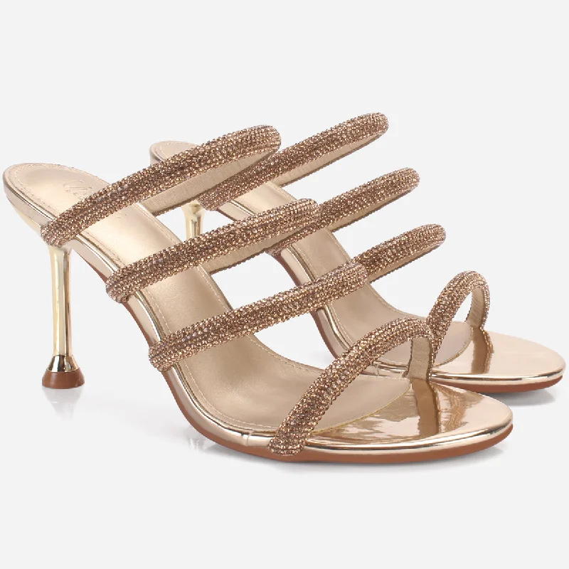 Women's ""MAYKONS""Embellished Party Sandals