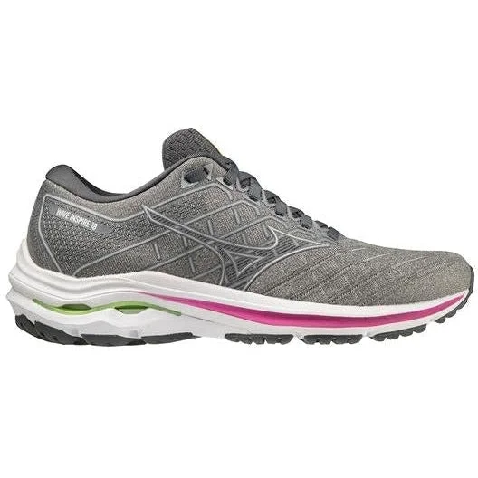 Women's Mizuno Wave Inspire 18, Ultimate Grey/Silver, 6.5 D Wide