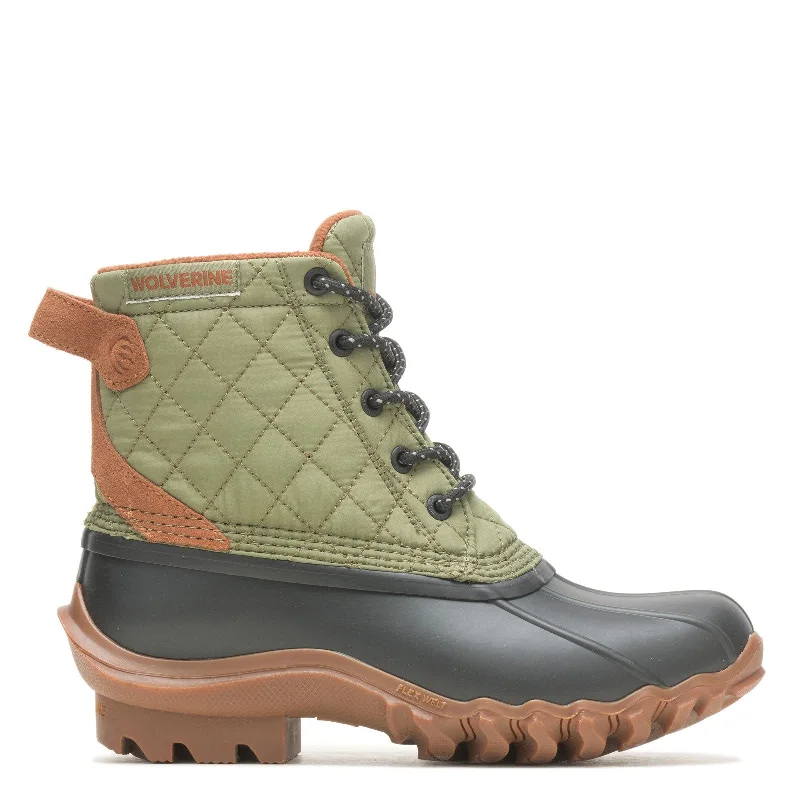 Women's Wolverine, Torrent Quilted Duck Boot