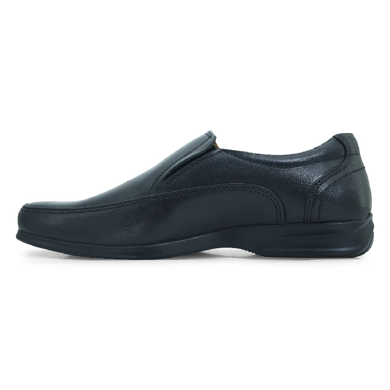 Zone Slip-on Formal Shoe in Black by Bata