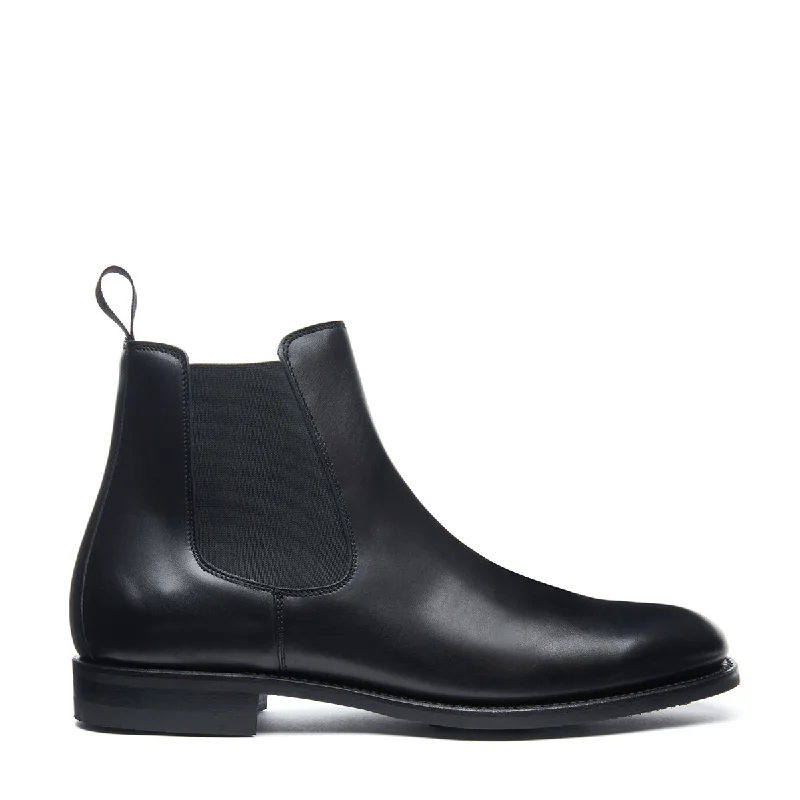 Black Calf Chelsea Boot