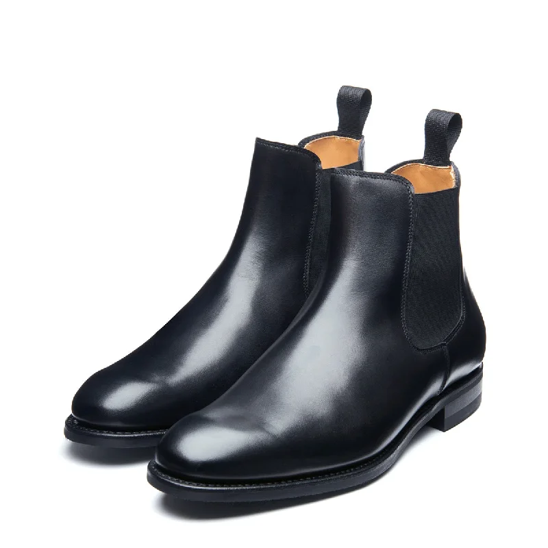 Black Calf Chelsea Boot