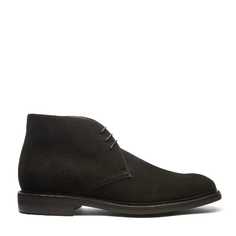 Brown Suede 3 Eye Chukka Boot