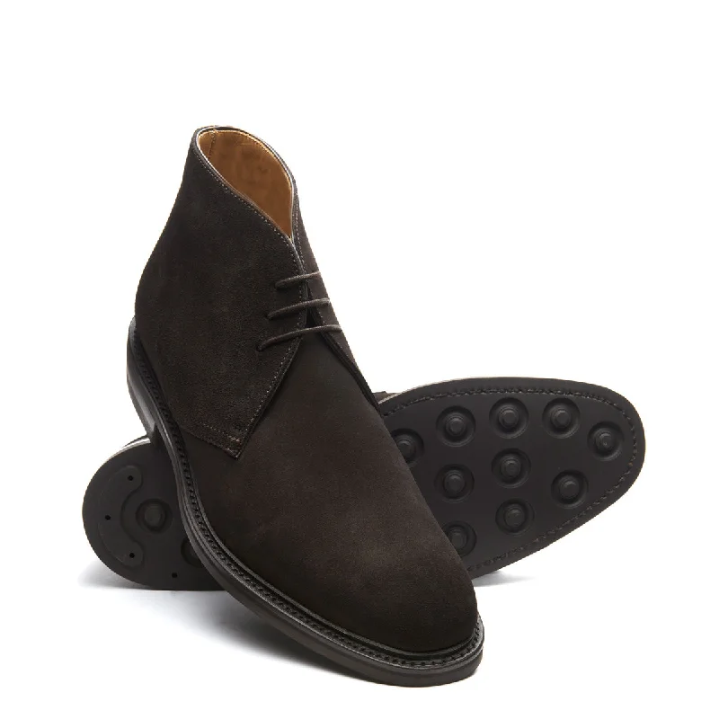 Brown Suede 3 Eye Chukka Boot