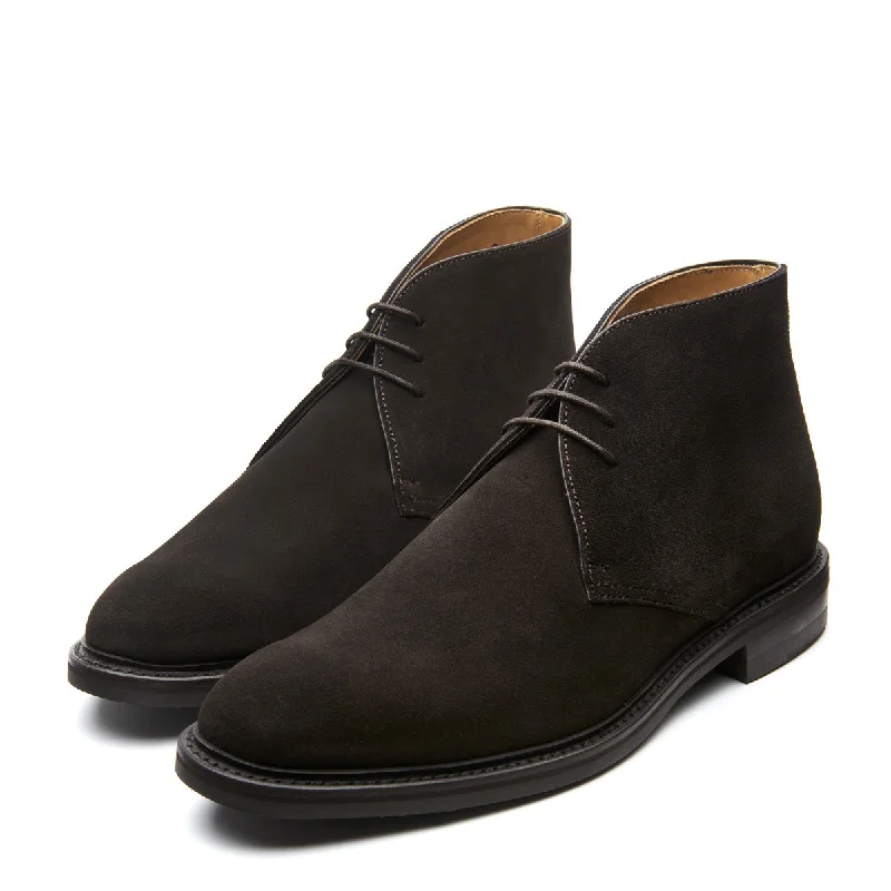 Brown Suede 3 Eye Chukka Boot