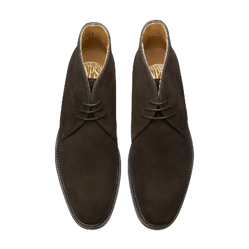 Brown Suede 3 Eye Chukka Boot