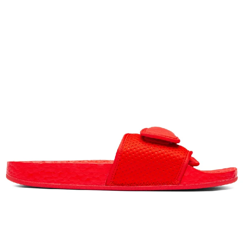 Adidas Originals x Pharrell Williams Boost Slide - Active Red