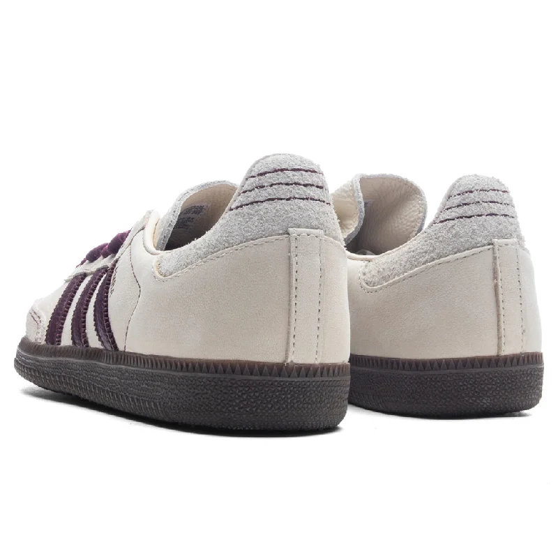 Women's Samba OG - Wonder White/Maroon/Putgre