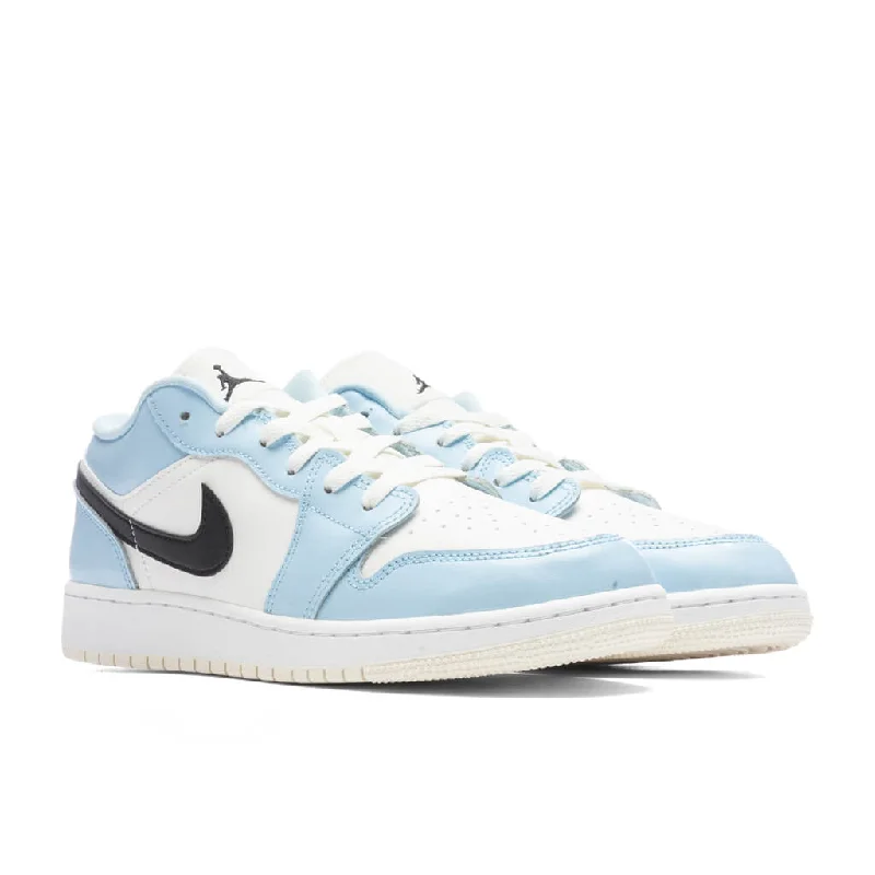 Air Jordan 1 Low (GS) - Ice Blue/Black/Sail