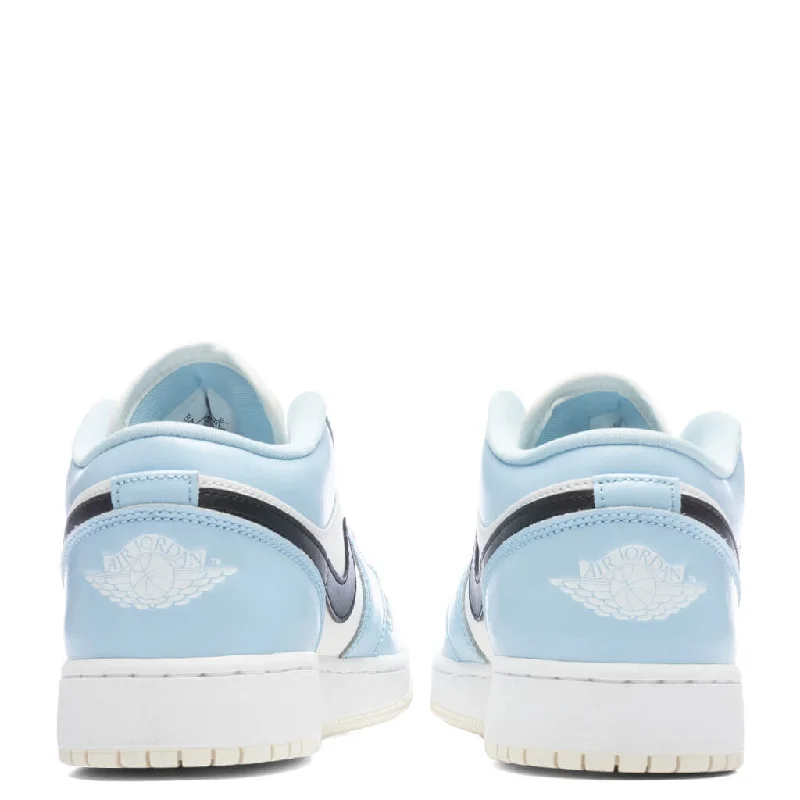 Air Jordan 1 Low (GS) - Ice Blue/Black/Sail