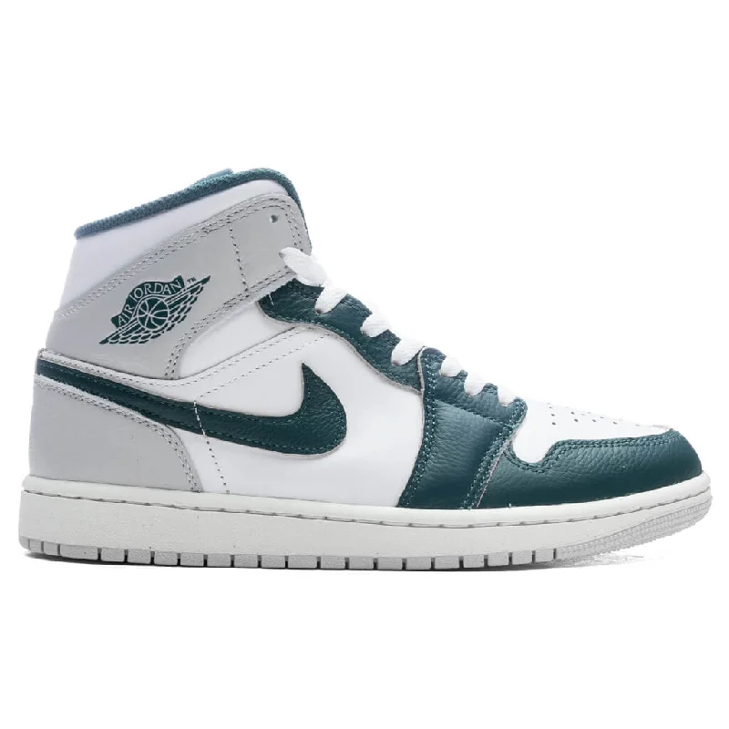 Air Jordan 1 Mid SE - White/Oxidized Green/Sail