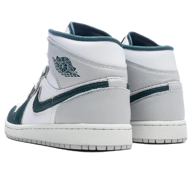 Air Jordan 1 Mid SE - White/Oxidized Green/Sail