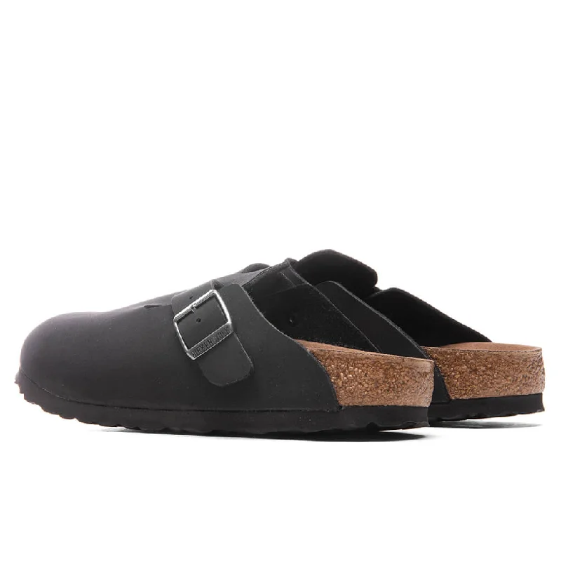 Women's Narrow Boston Vegan Birkibuc - Black