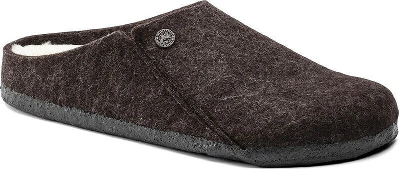 Zermatt Shearling Wool Felt Slippers - Men|-|Chaussons Feutre de laine Zermatt Shearling - Homme