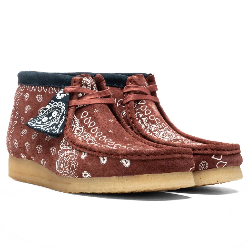 Wallabee Boot - Brick Paisley