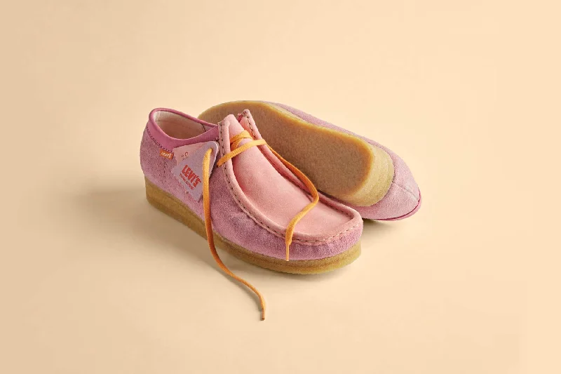 Clarks x Levi's Vintage Wallabee - Pink Combi