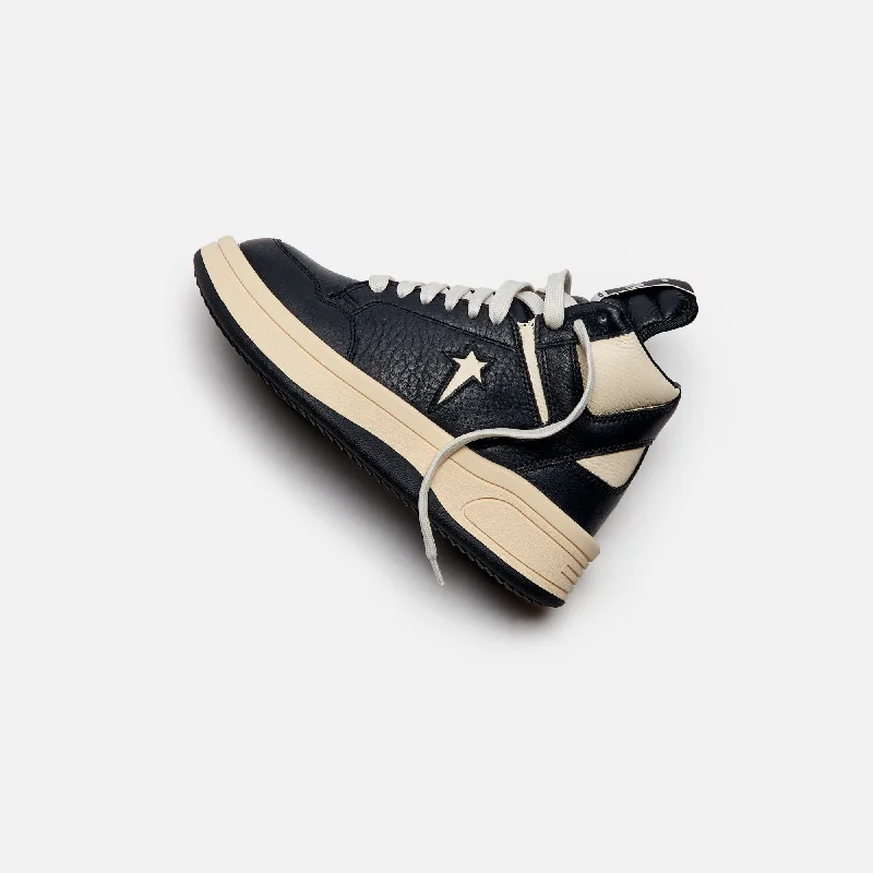 Converse x Rick Owens DRKSHDW Turbowpn - Black / Cloud Cream / Egret