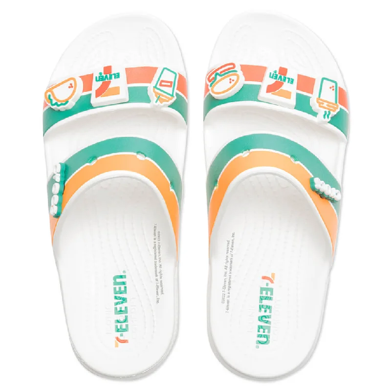 Crocs x 7-Eleven C12 Strap Sandal - White