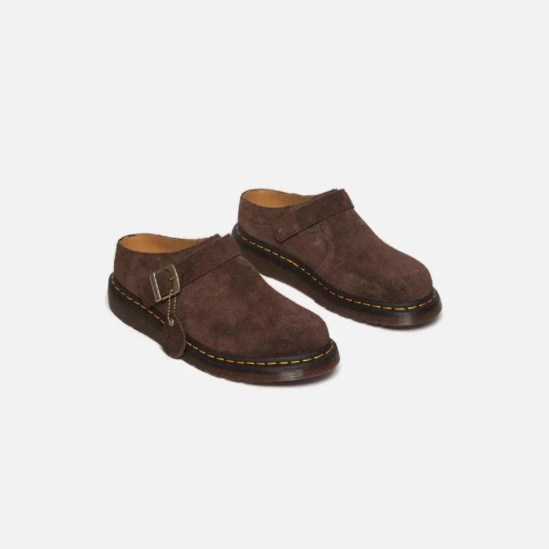 Dr. Martens Isham Desert Oasis Mules - Dark Brown