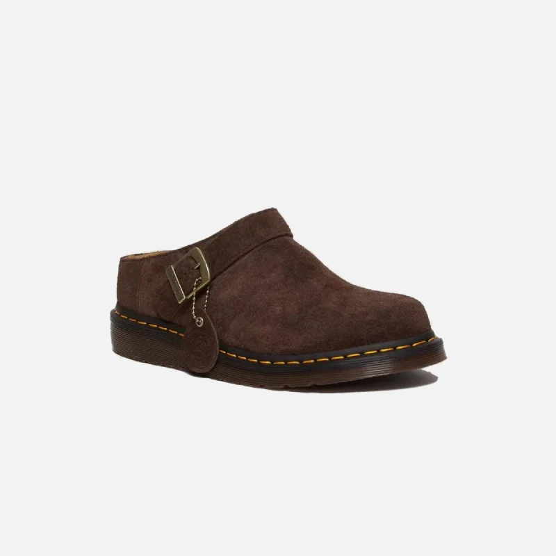 Dr. Martens Isham Desert Oasis Mules - Dark Brown