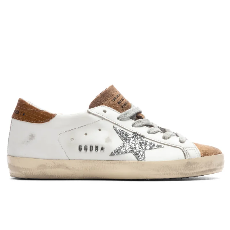 Women's Super-Star Sneakers - White/Tobacco/Silver