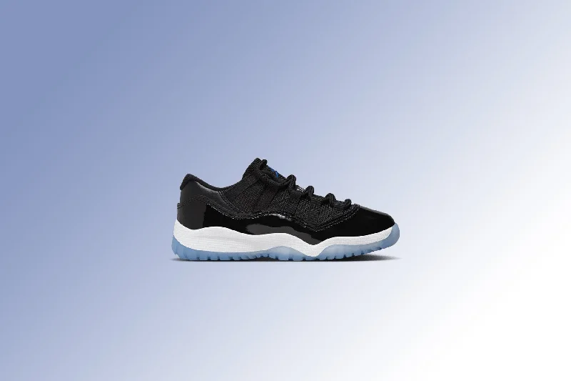 Air Jordan 11 Retro Low (PS) 'Space Jam' - Black/Varsity Royal/White