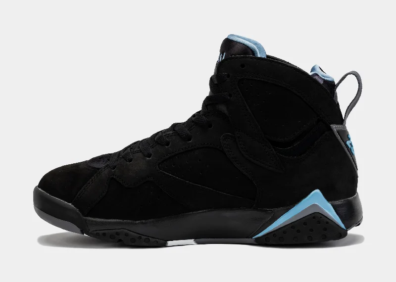 Air Jordan 7 Retro Chambray Mens Lifestyle Shoes (Black/Blue)