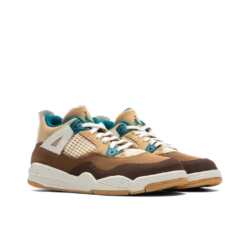 Air Jordan 4 Retro (PS) 'Cacao Wow' - Cacao Wow/Geode Teal/Ale Brown