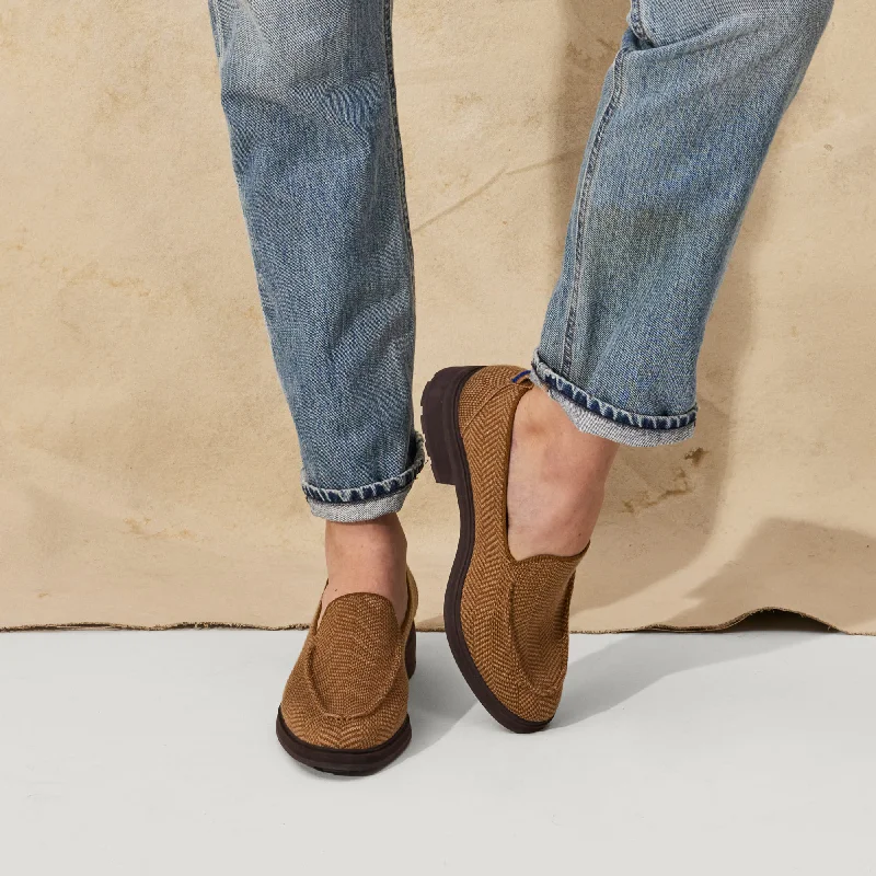 The Lug Loafer - Teak Herringbone