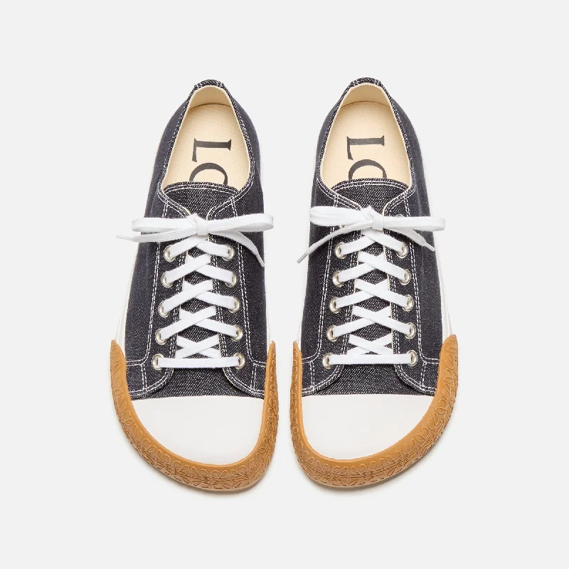 Loewe Bloc Lace Up Sneaker - Raw Denim