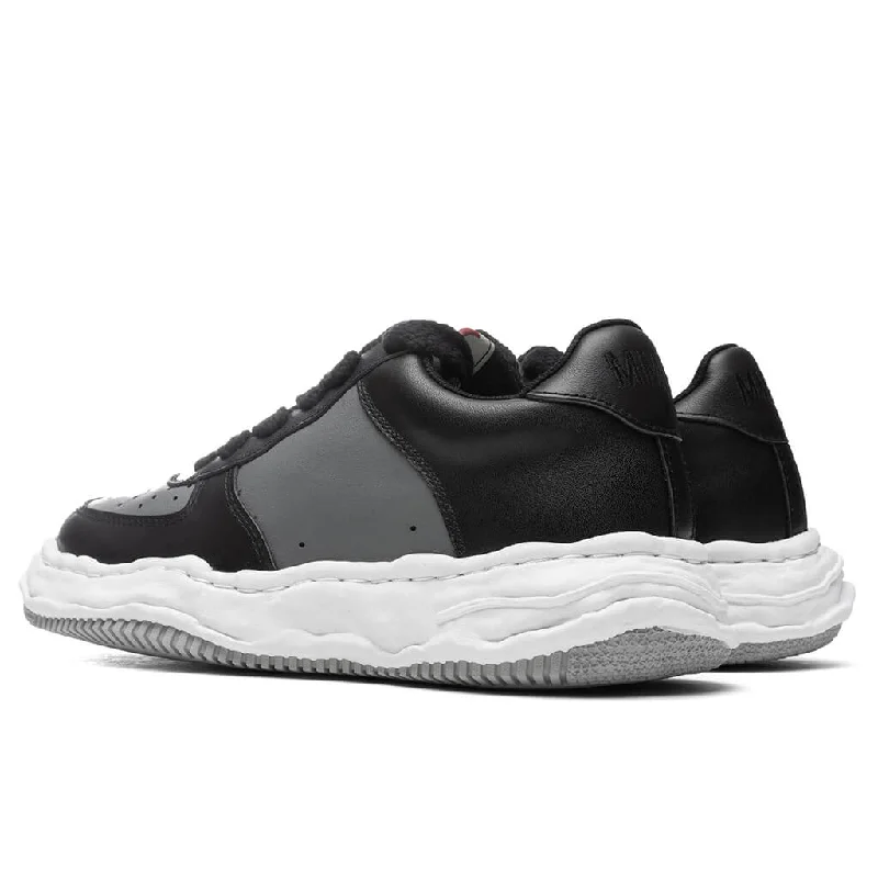 Wayne Low OG Sole Leather Sneaker - Black/Grey