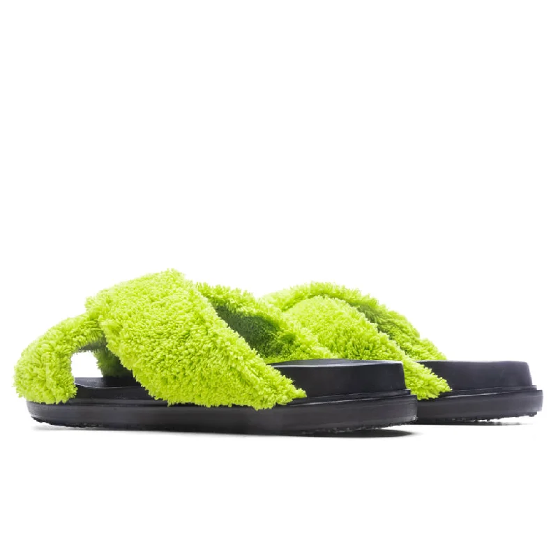 Fussbett Slide Sandal - Lime Green