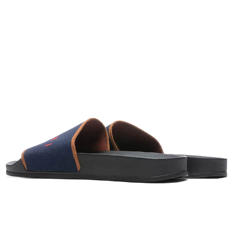 Sandal - Blue Marine/Maroon Red