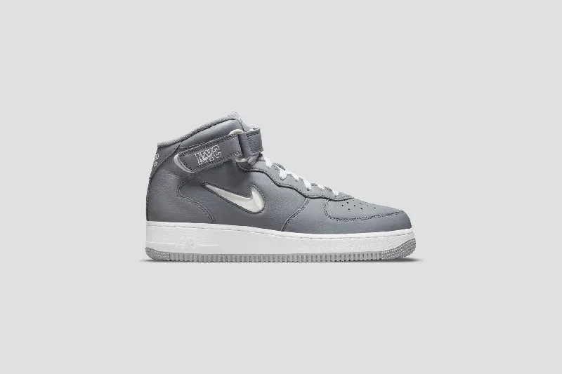 Air Force 1 Mid Jewel 'NYC Cool Grey' - Cool Grey/Metallic Silver